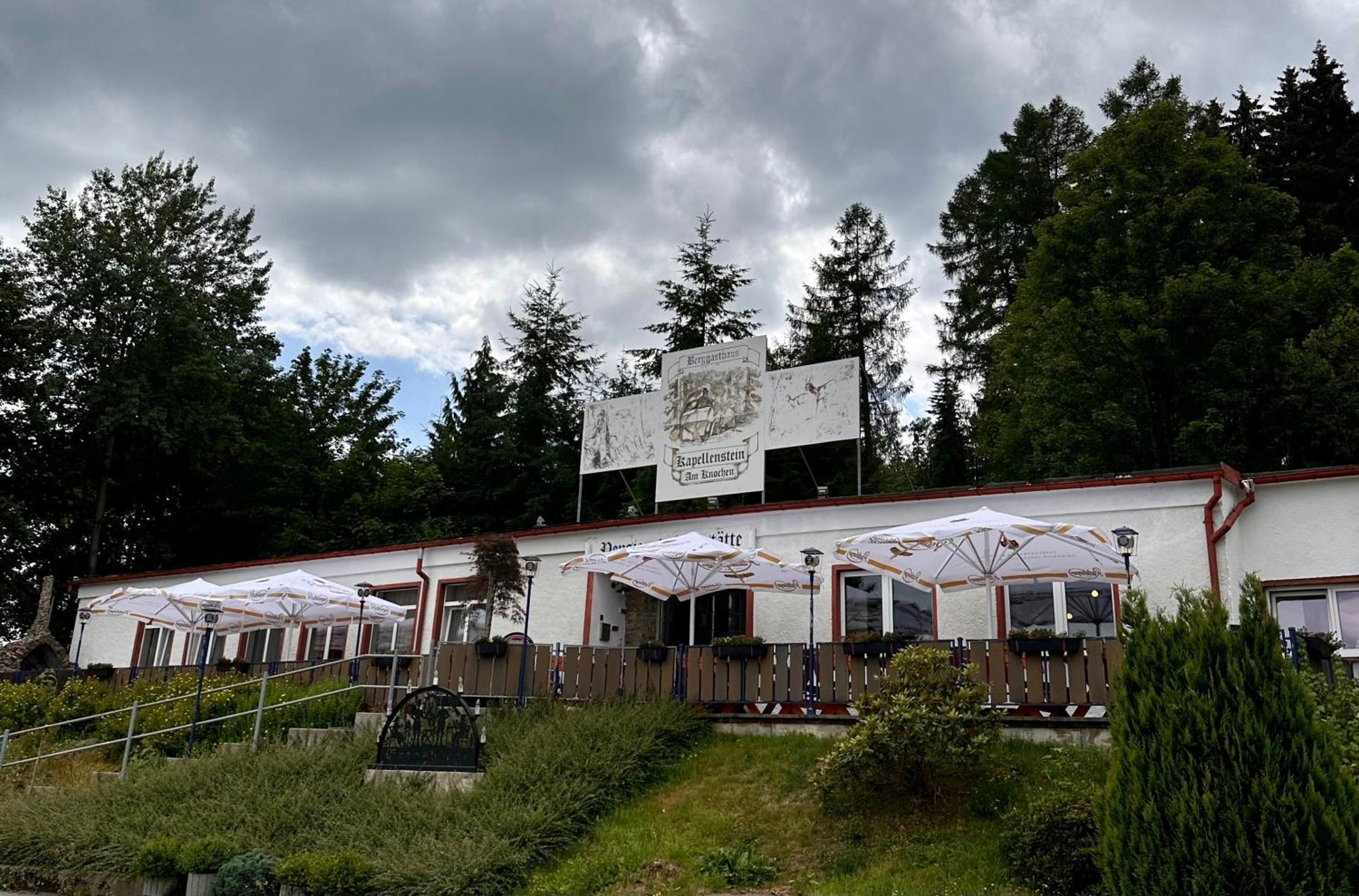 Pension Und Berggasthaus Kapellenstein Geyer Exteriér fotografie