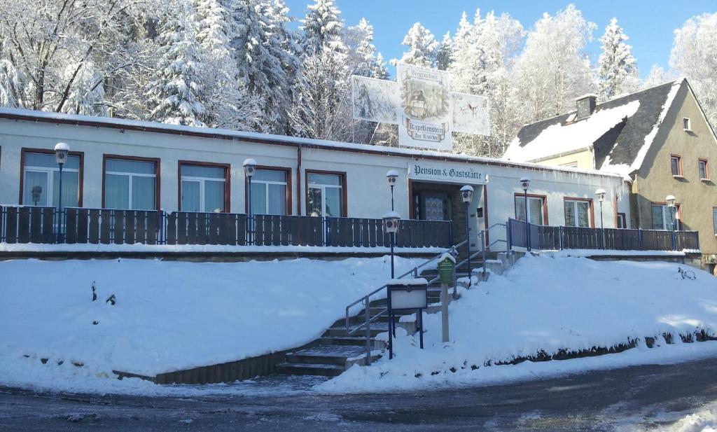 Pension Und Berggasthaus Kapellenstein Geyer Exteriér fotografie