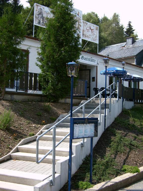 Pension Und Berggasthaus Kapellenstein Geyer Exteriér fotografie
